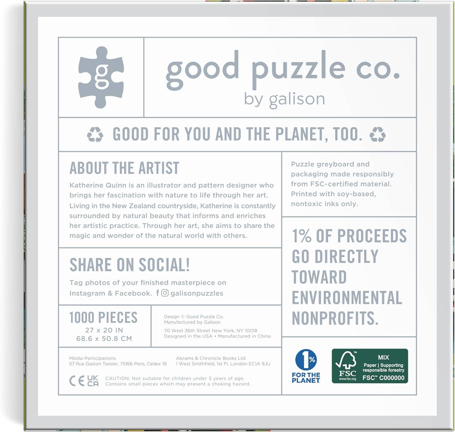 Cat Haven 1000 piece puzzle by God Puzzle