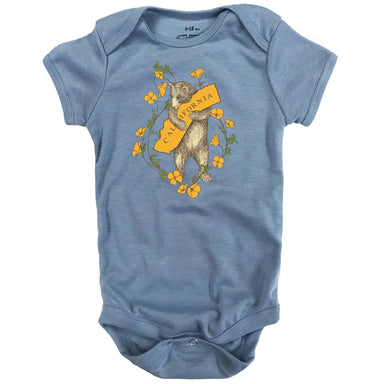 California Bear blue onesie