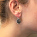Layered Ovals Earrings by Marjorie Baer, handcrafted jewelry made in California