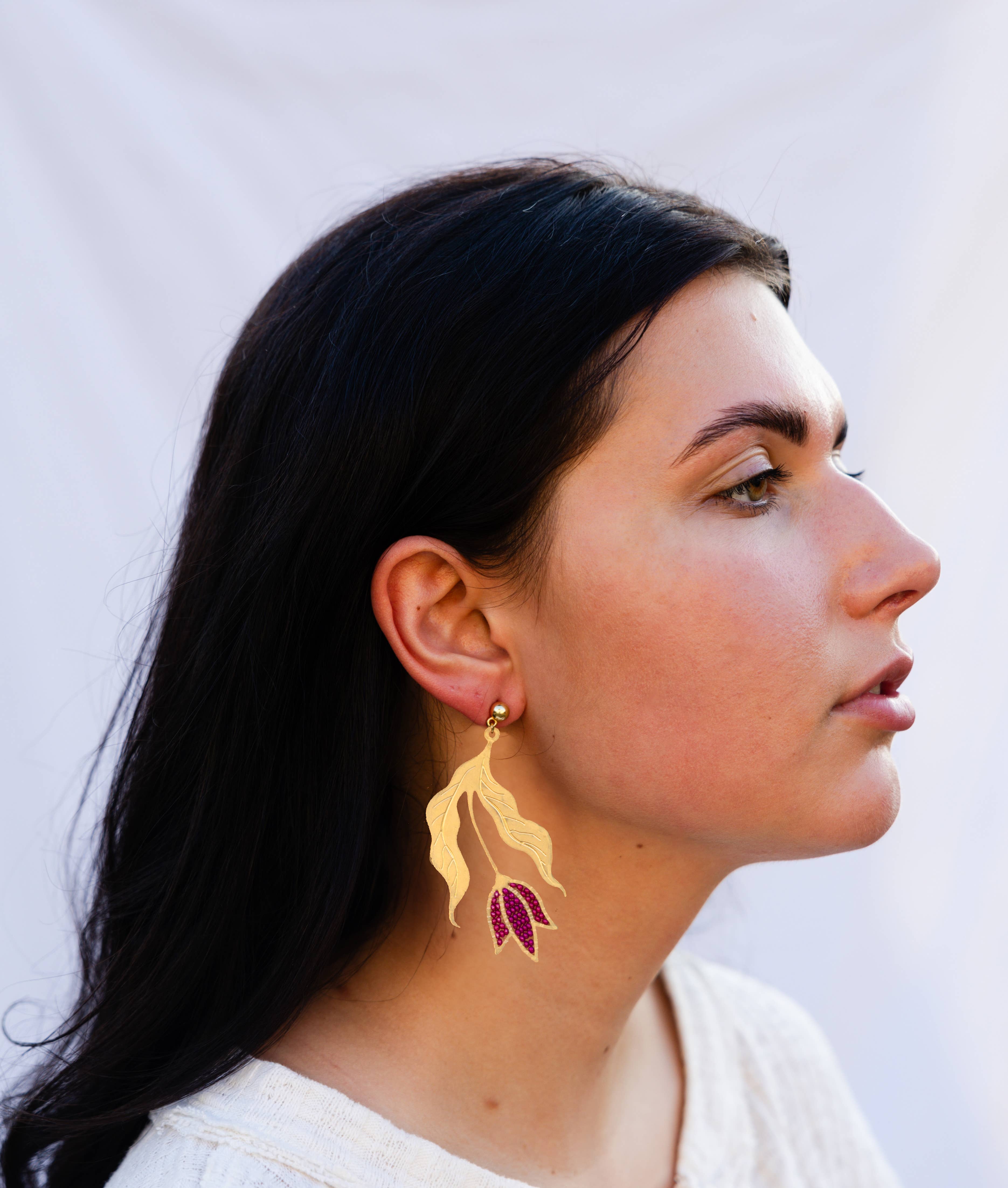 Garden Tulips- Magenta 