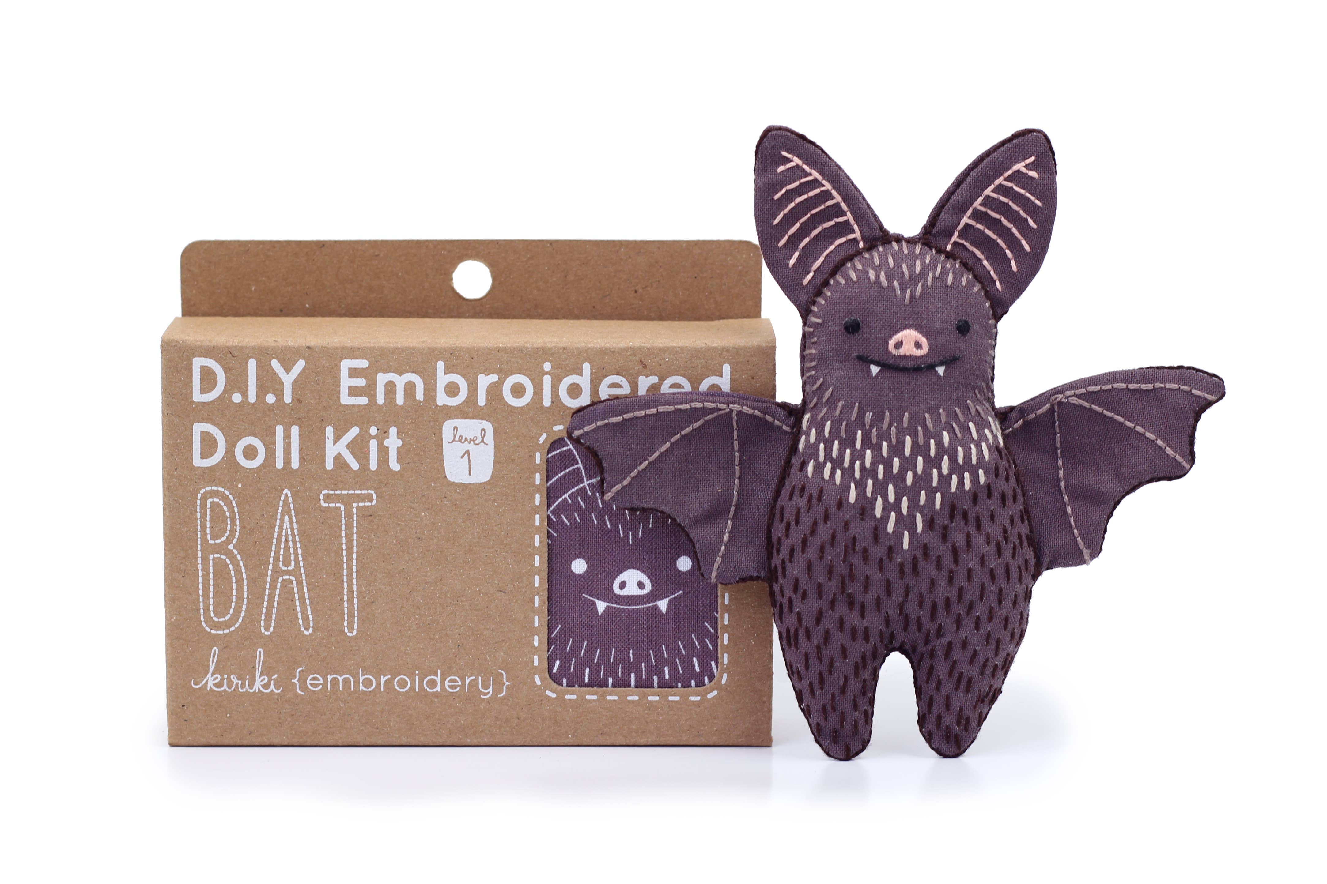 Bat DIY Embroidery Kit