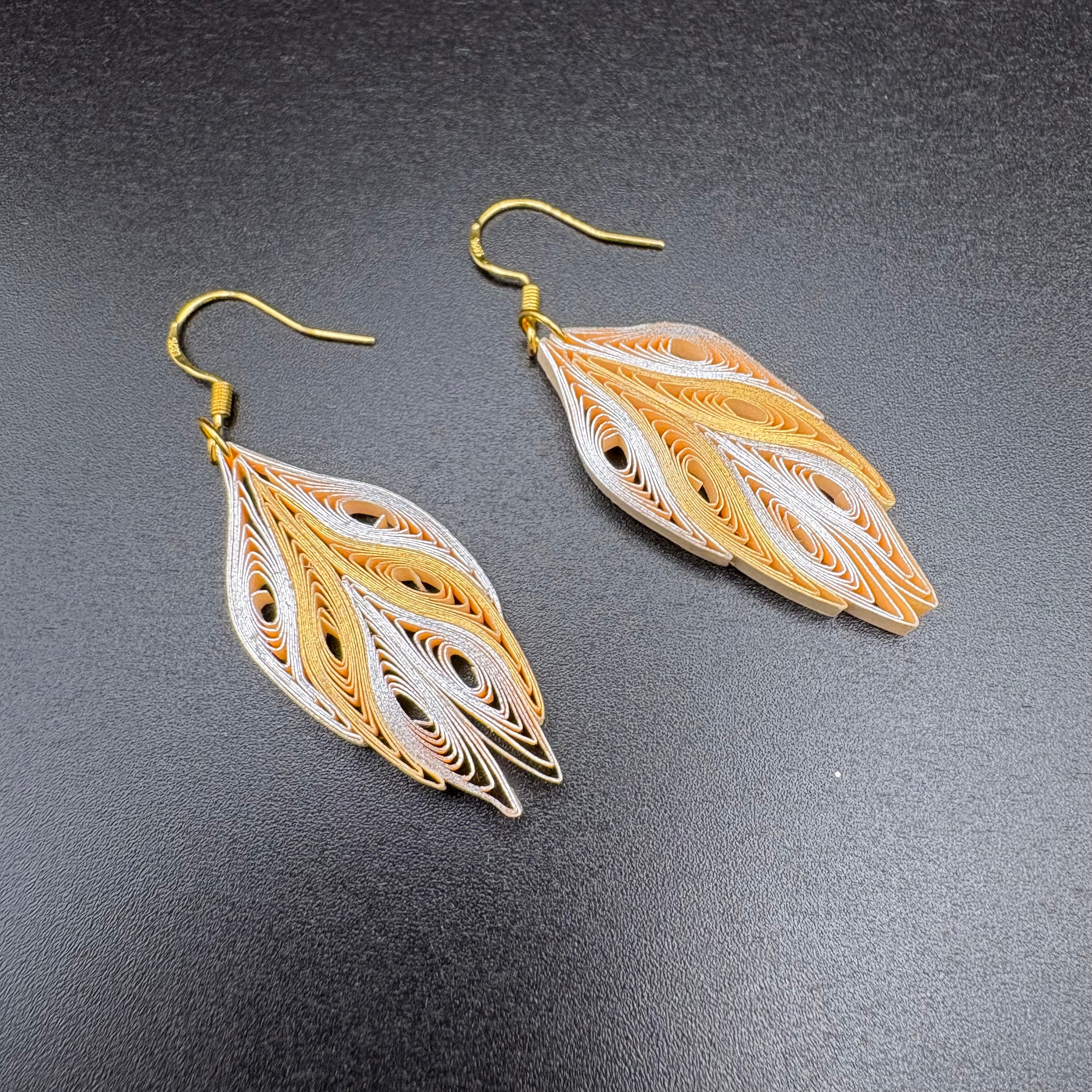 Breeze Chic | Bright Feather Earrings