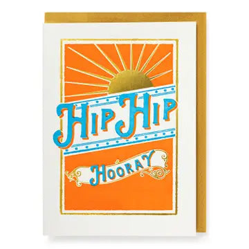 Hip Hip Hooray greeting card