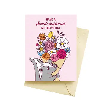 Charming card from our Mother's Day Card Collection with playful graphics and witty inside jokes.