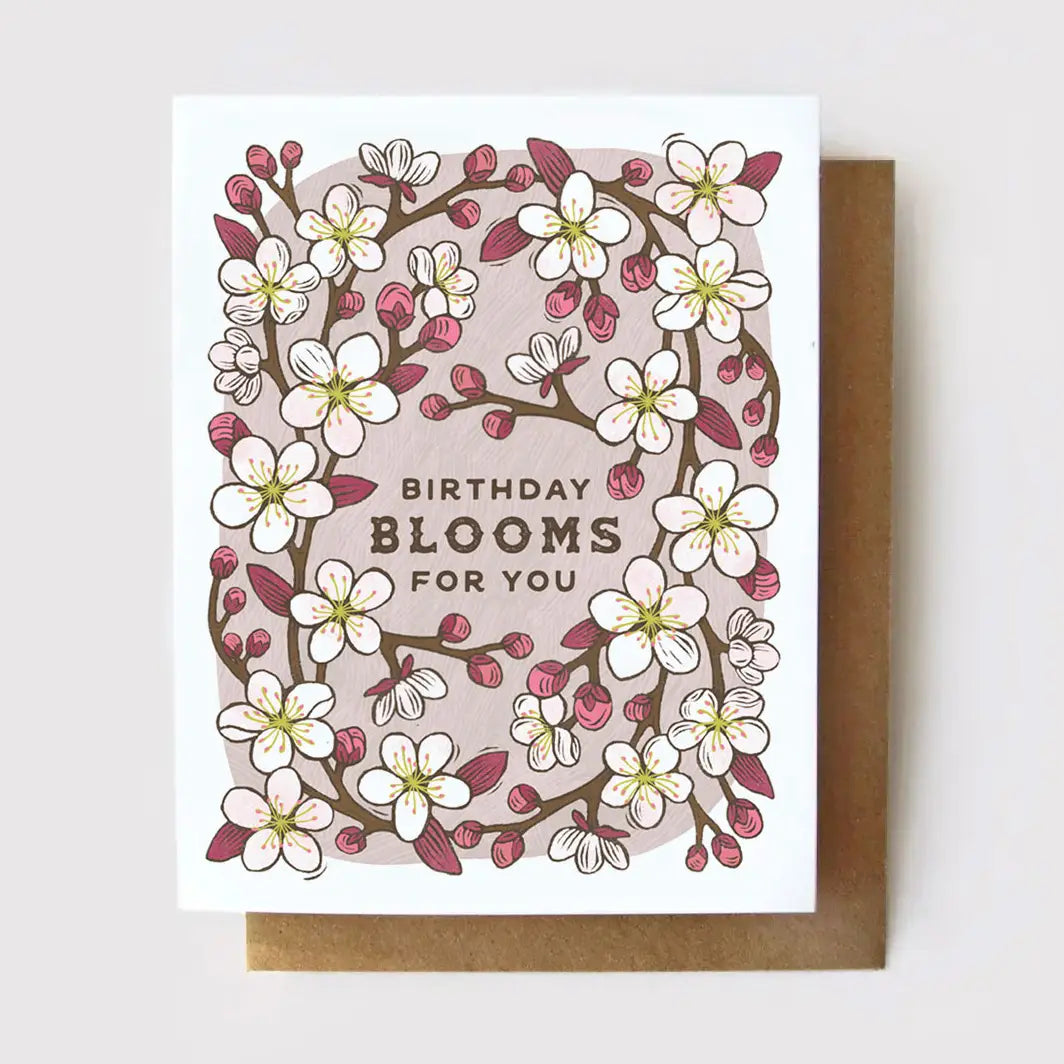 A whimsical Root & Branch Card Collection design featuring colorful illustrations that add personality to your greetings, printed on eco-friendly recycled paper.