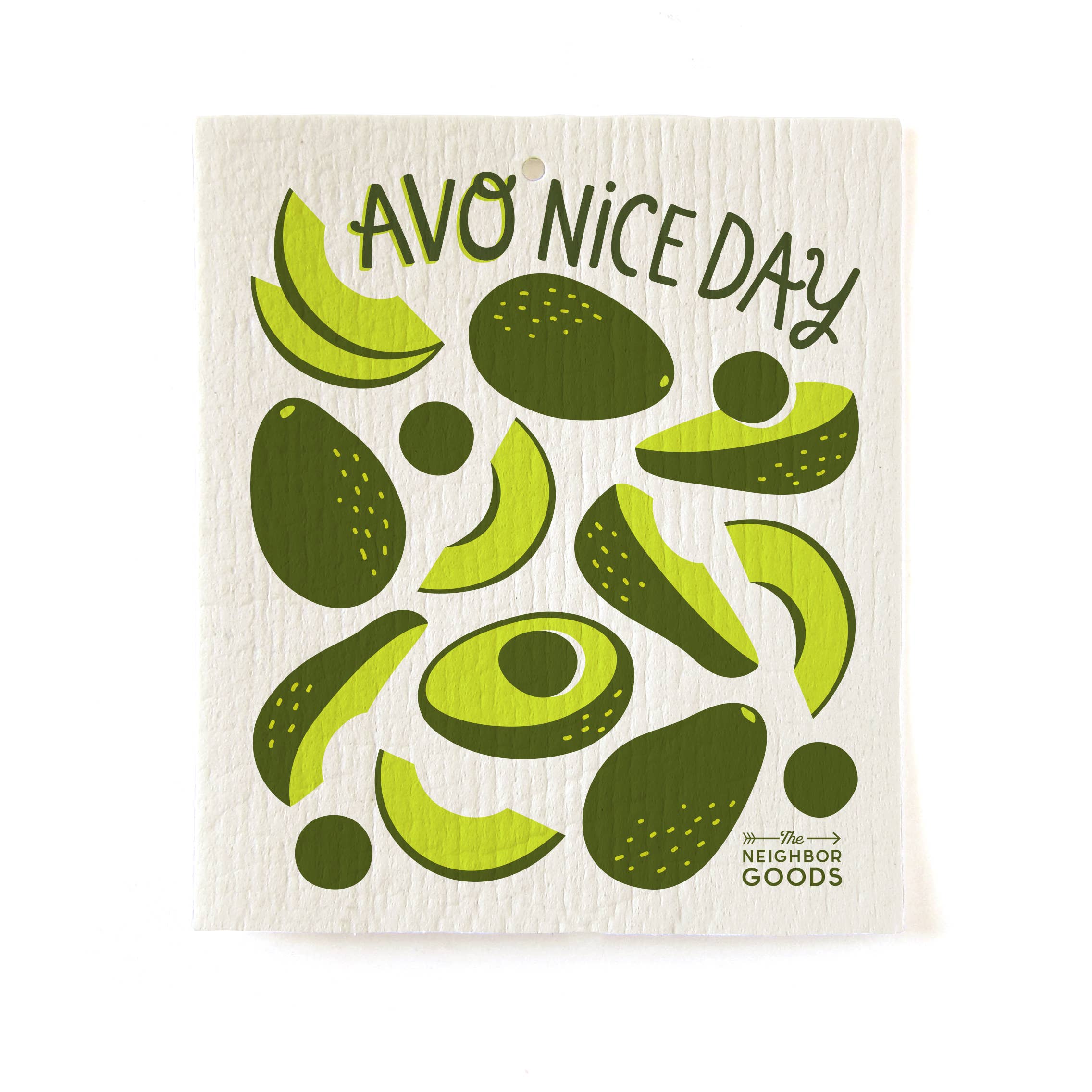Avocado - Tea Towel + Sponge Cloth Set
