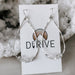 Herkimer Diamond Teardrop Earrings displayed elegantly - The perfect accessory for your next Netflix binge!
