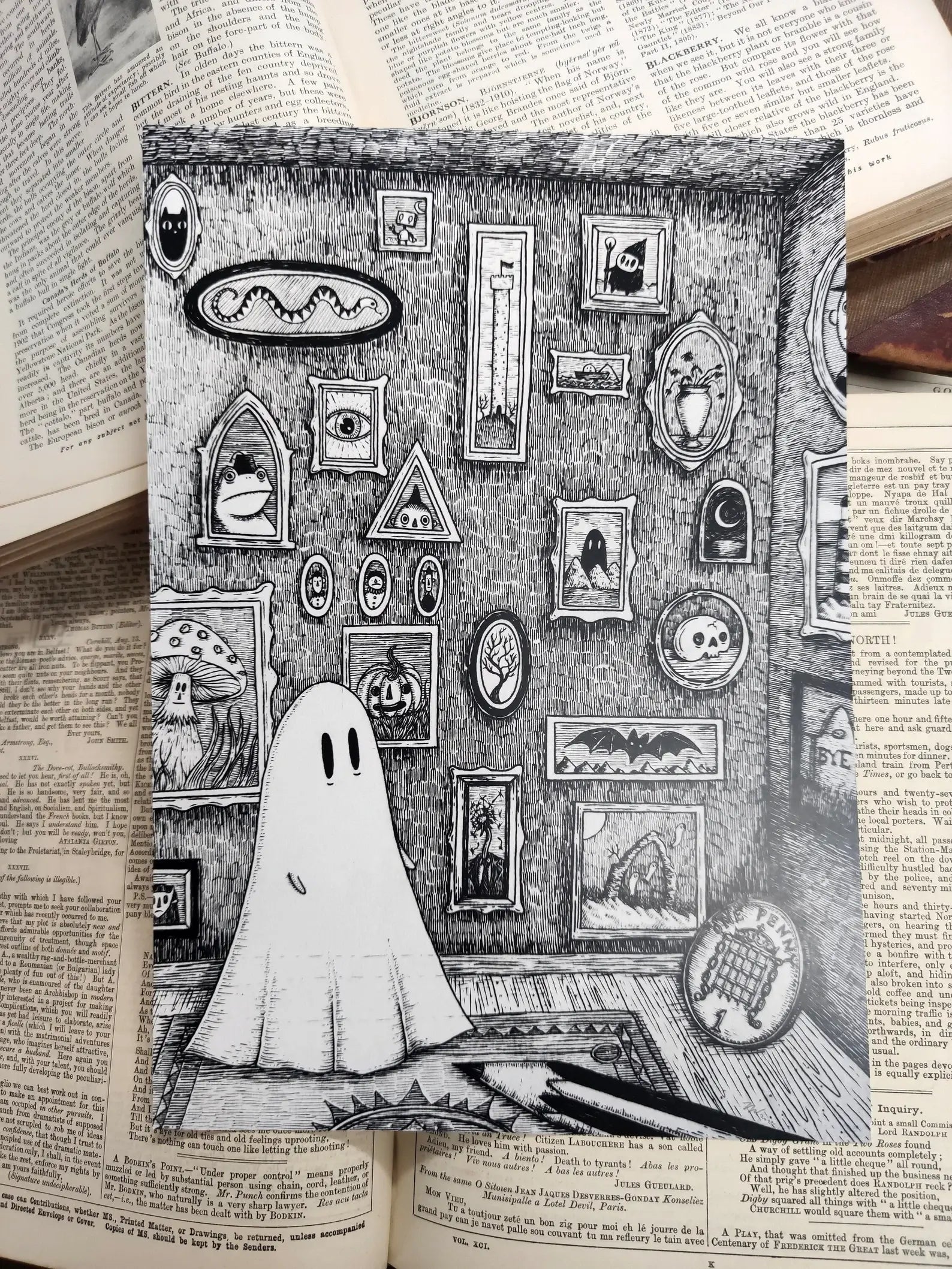 ghost gallery art print