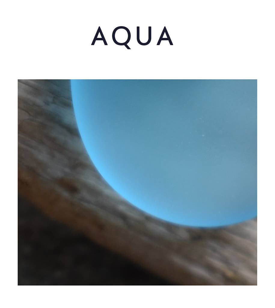 Aqua sea glass image