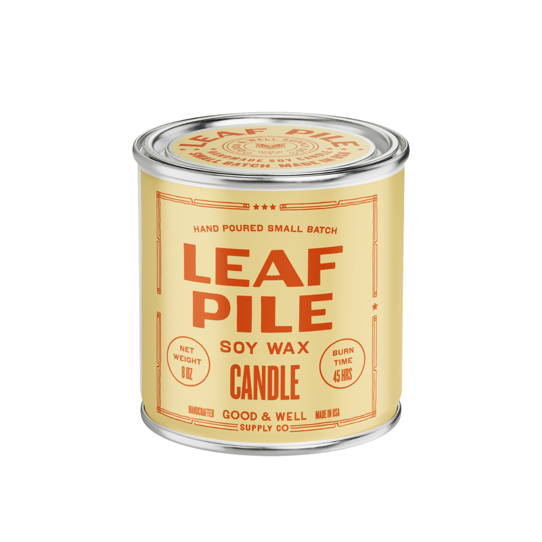 Leaf Pile Soy Candle - Fall Collection