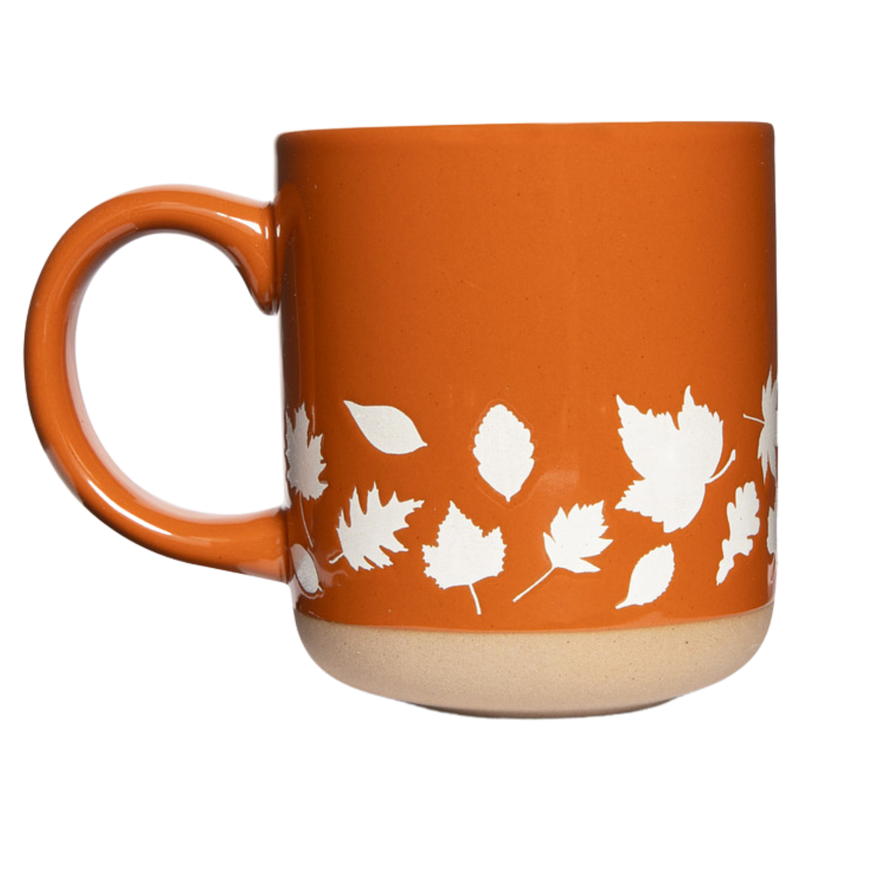 Fall Leaves Stoneware Coffee Mug