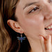 Close-up view of Mystic Dragonfly Earrings showcasing their magical design and intricate details.