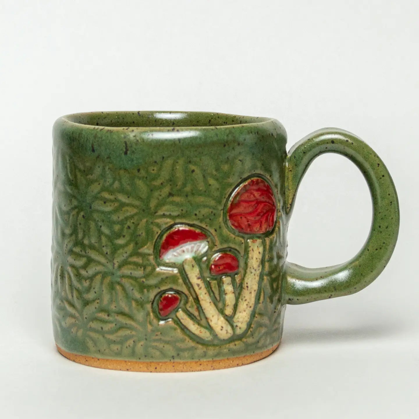 Handmade Ceramic Mushroom Mugs | 10oz