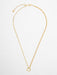 Unleash your inner fashionista with the Concord Eternity Necklace - because who needs a crown when you have this elegant golden beauty around your neck?