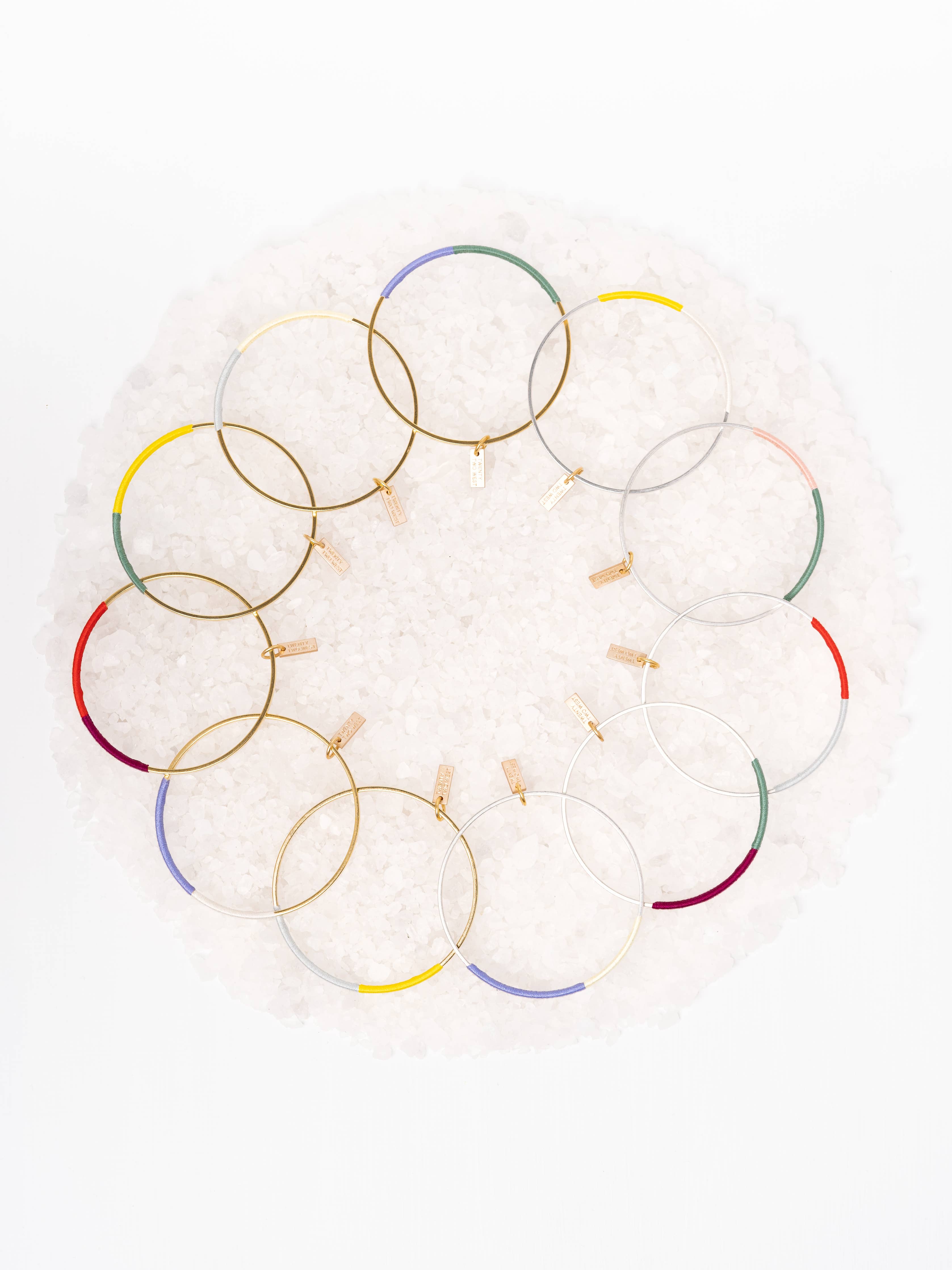 Wrapped Circle Bangle