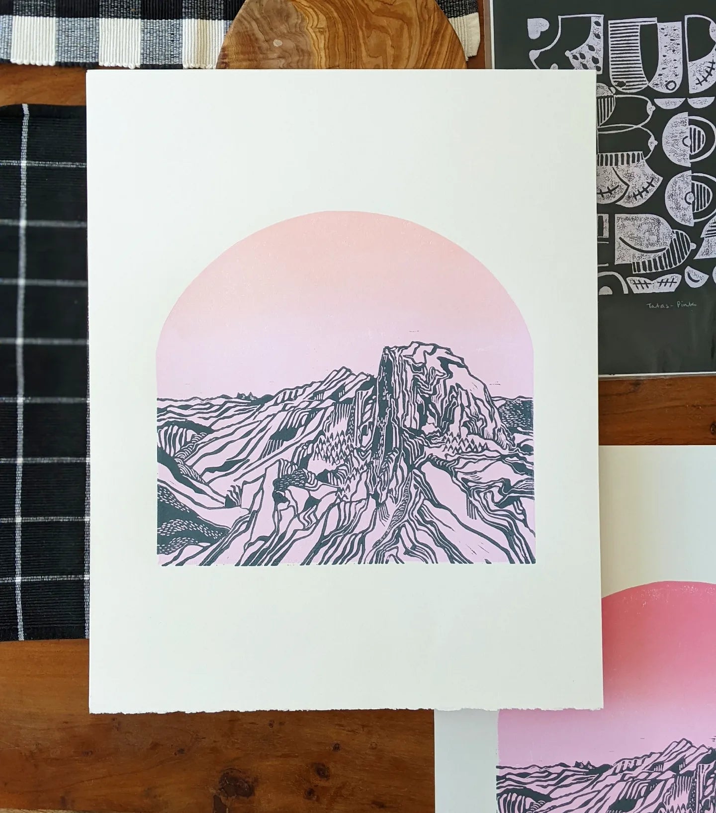 Half Dome | Linoprint
