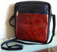 Leaf leather cross body bag
