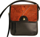 Leaf Leather Edge Flap Bags