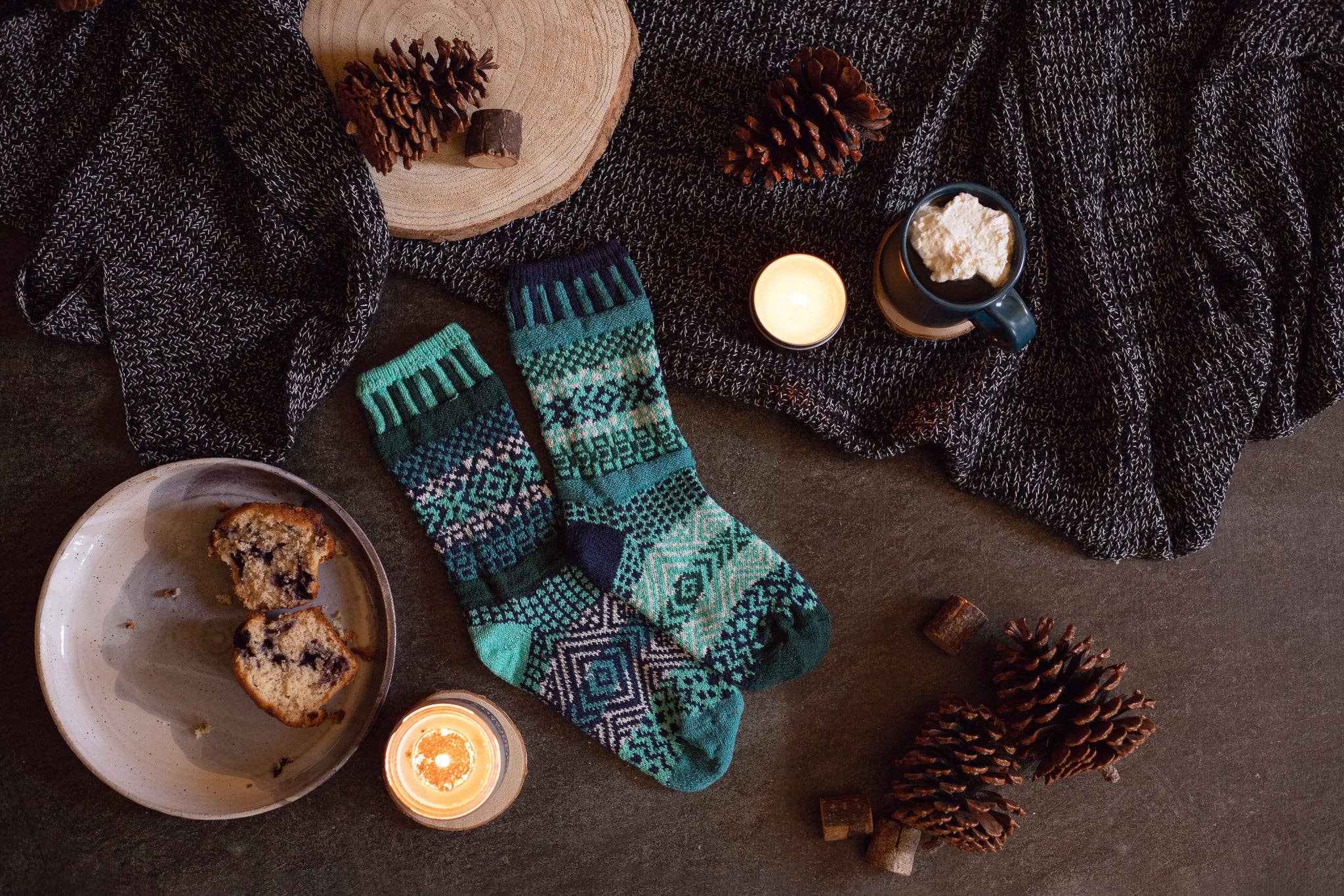Evergreen Crew Socks | Eco-Friendly & Made in the USA