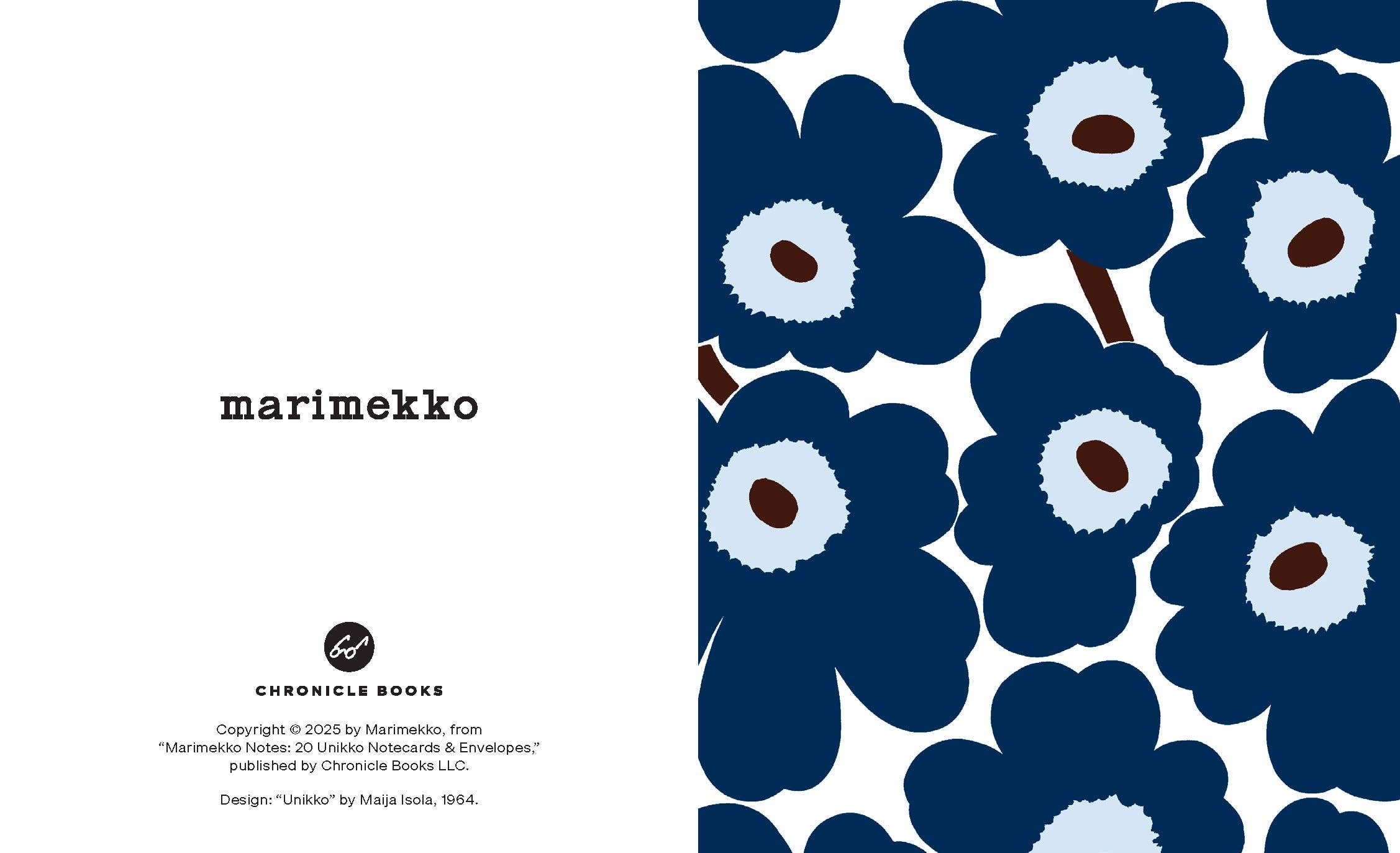 Blue Marimekko Notecards and Envelopes