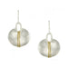 Wire-Wrapped Oval Earrings by Marjorie Baer, handcrafted jewelry made in California