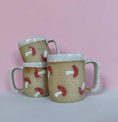 ceramic mushroom mug