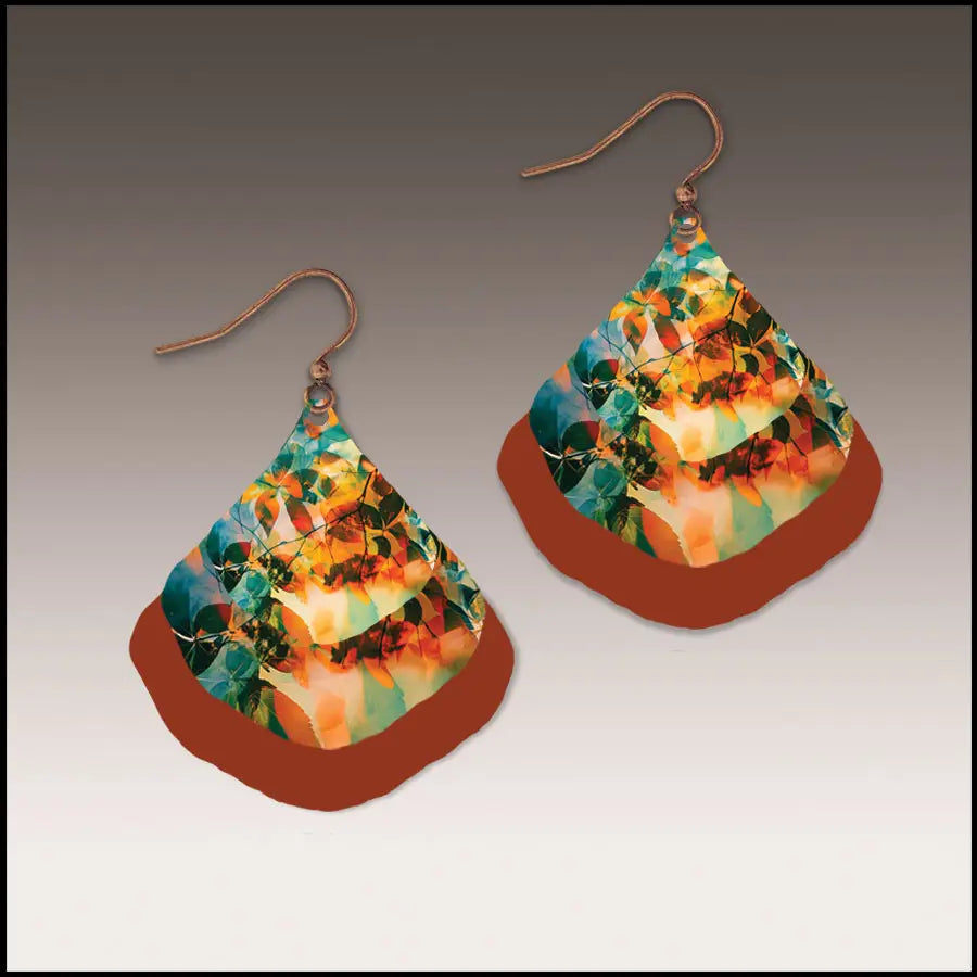 Ginkgo Multilayer Handmade Earrings
