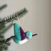 Assortment of cute Felt Bird Ornaments displayed together, perfect for holiday decorations.
