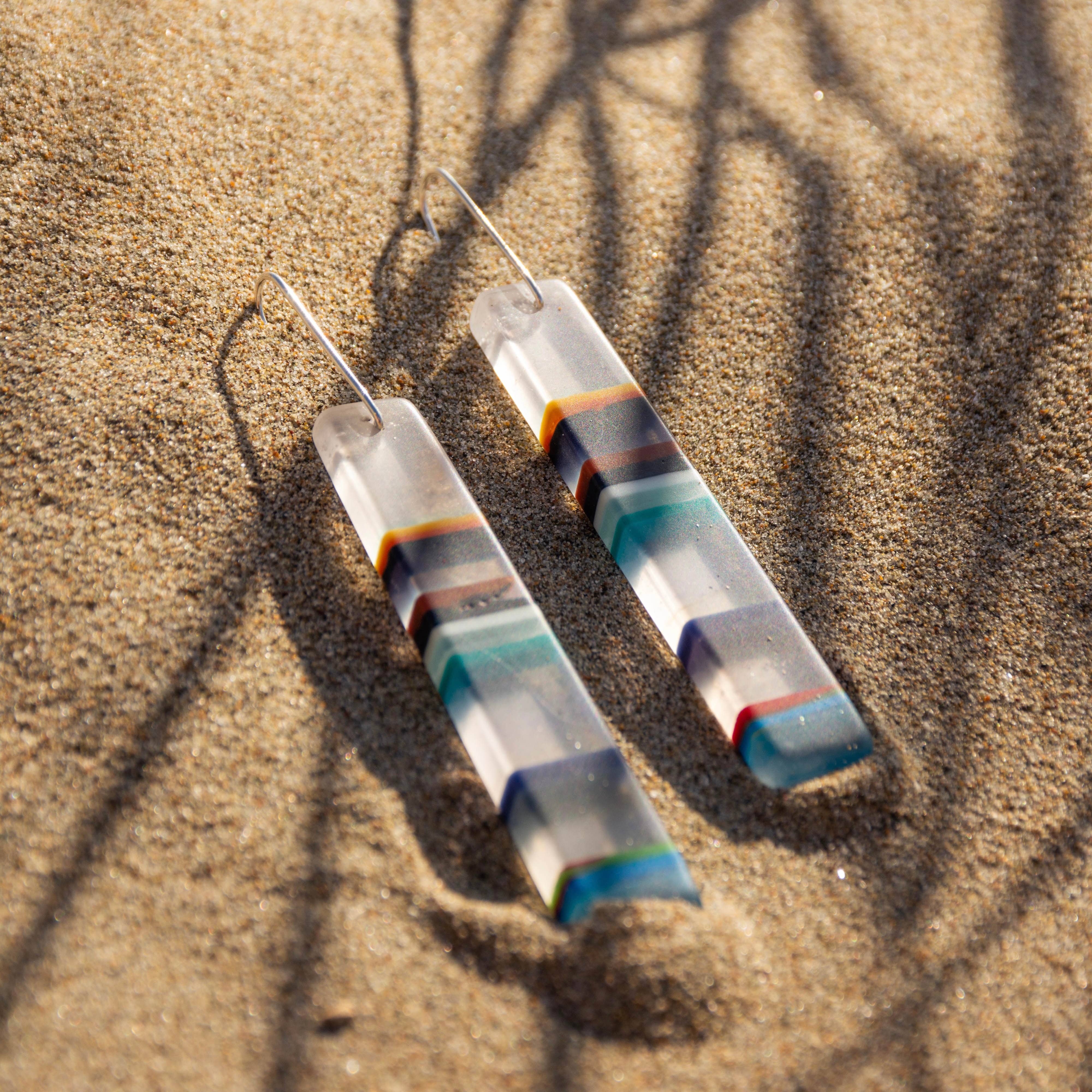 Surf Gems Large Earrings