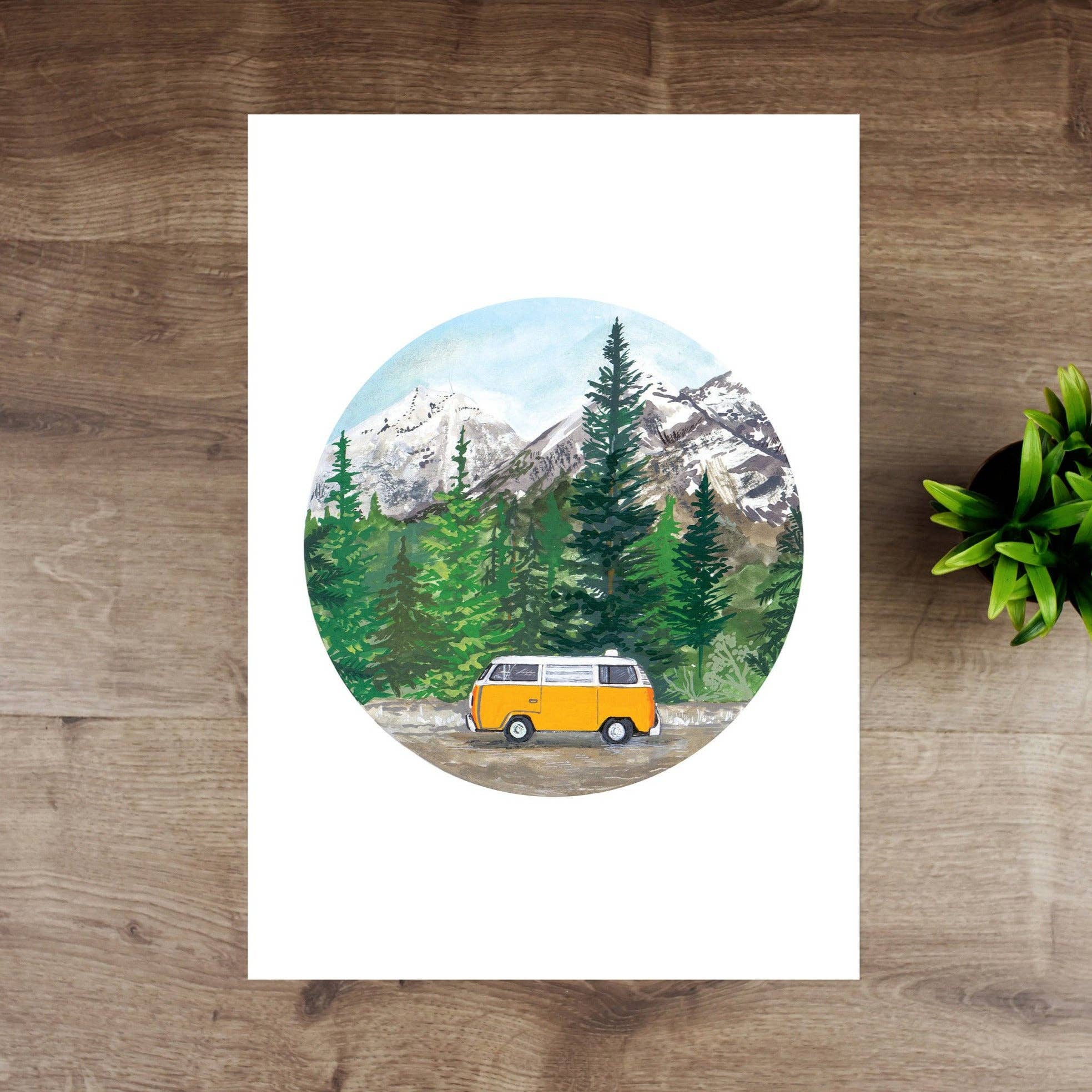 Campervan Giclée Art Print