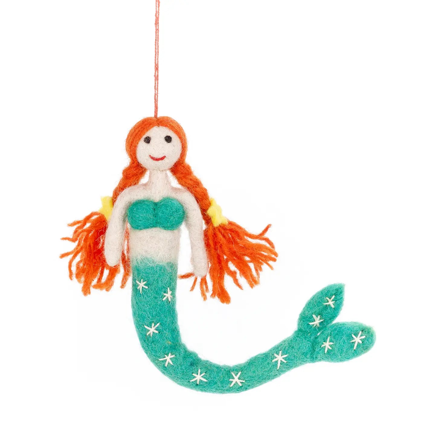 Handmade Felt Magical Mermaids Hanging Decorations