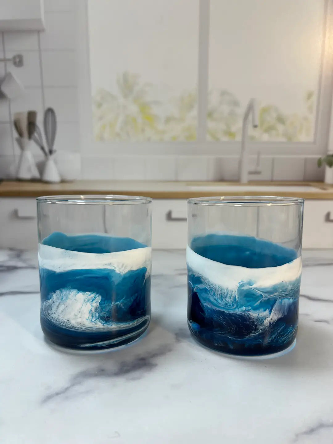 Ocean Wine Glasses