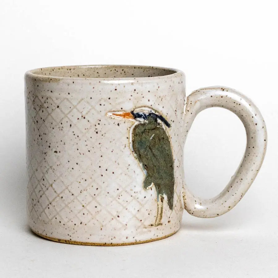 Handmade Ceramic Bird Mugs | 10oz