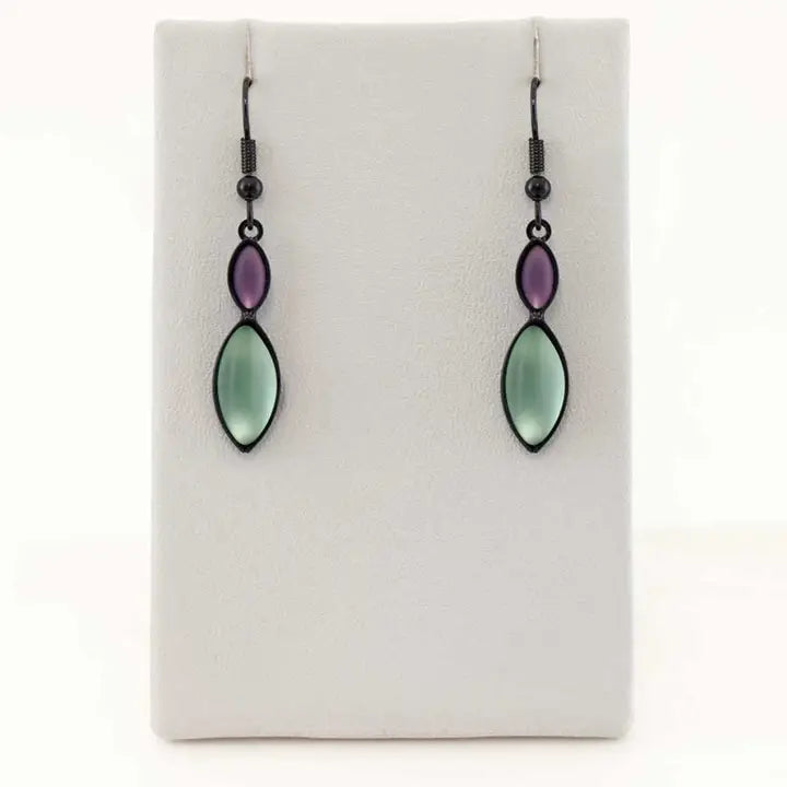 Double Marquis Drop Earrings