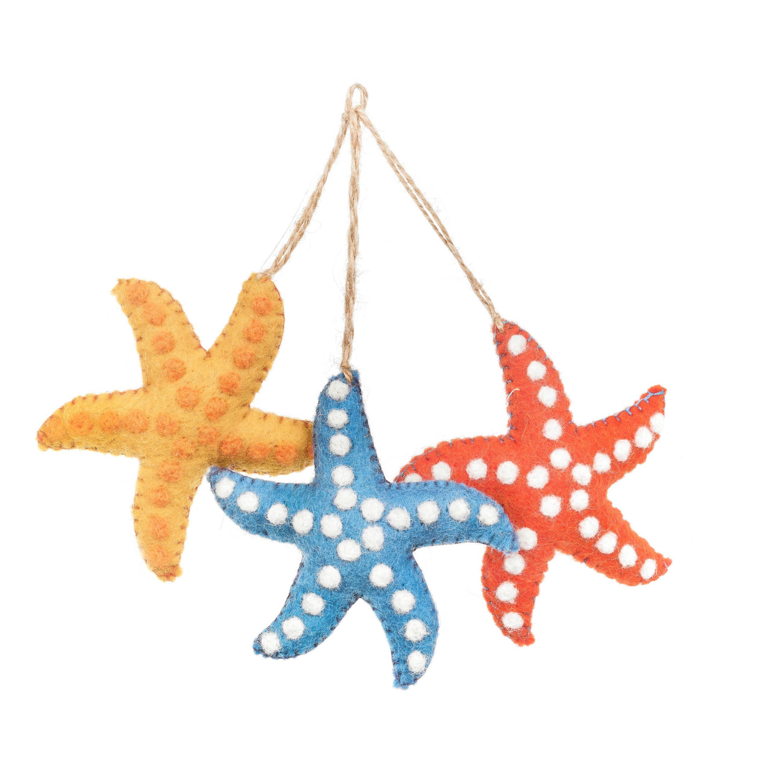 Handmade Felt Snazzy Starfish