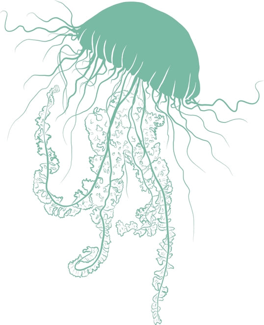 Jellyfish Tea Towel
