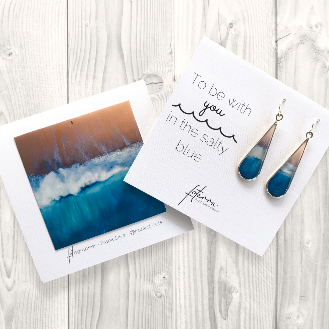 Salty Blue Earrings