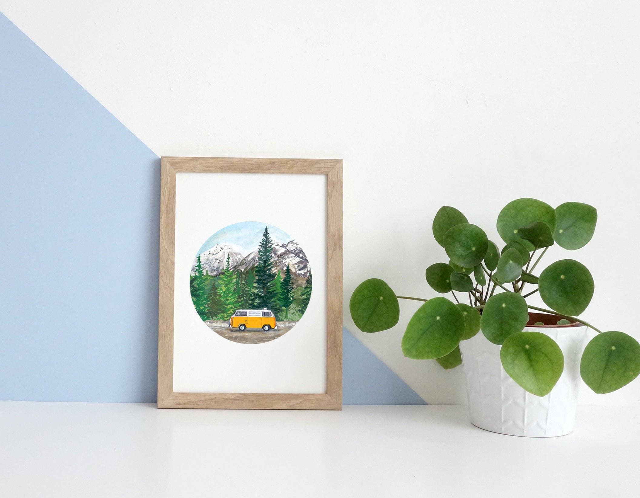 Campervan Giclée Art Print
