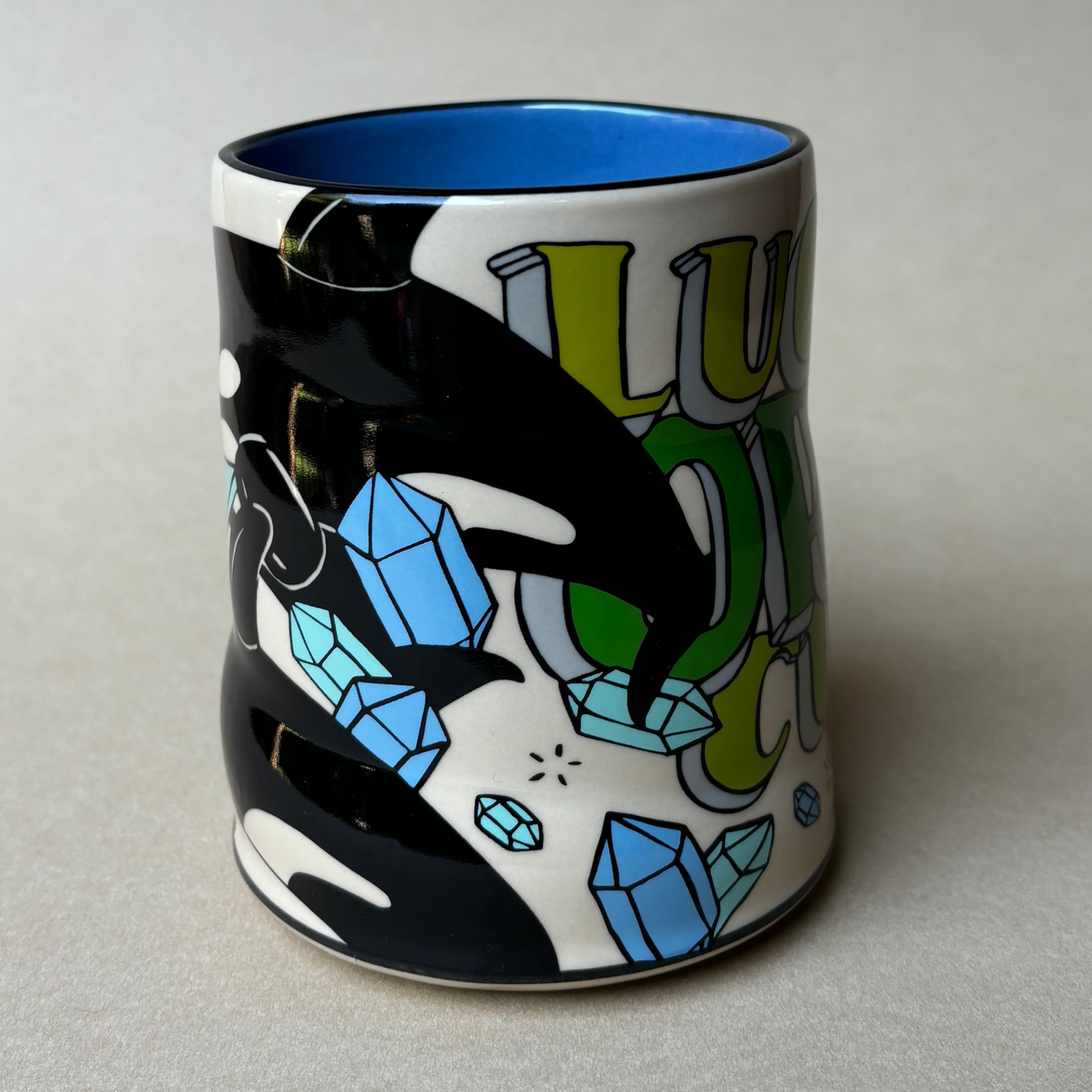 Lucky Orca ceramic cup