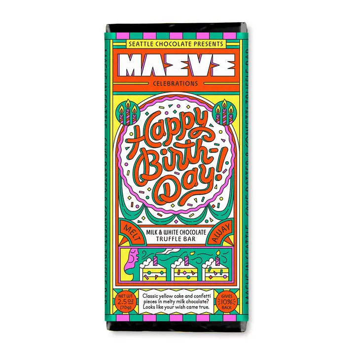 Seattle Chocolates Maeve Truffle Bars | Assorted Flavors