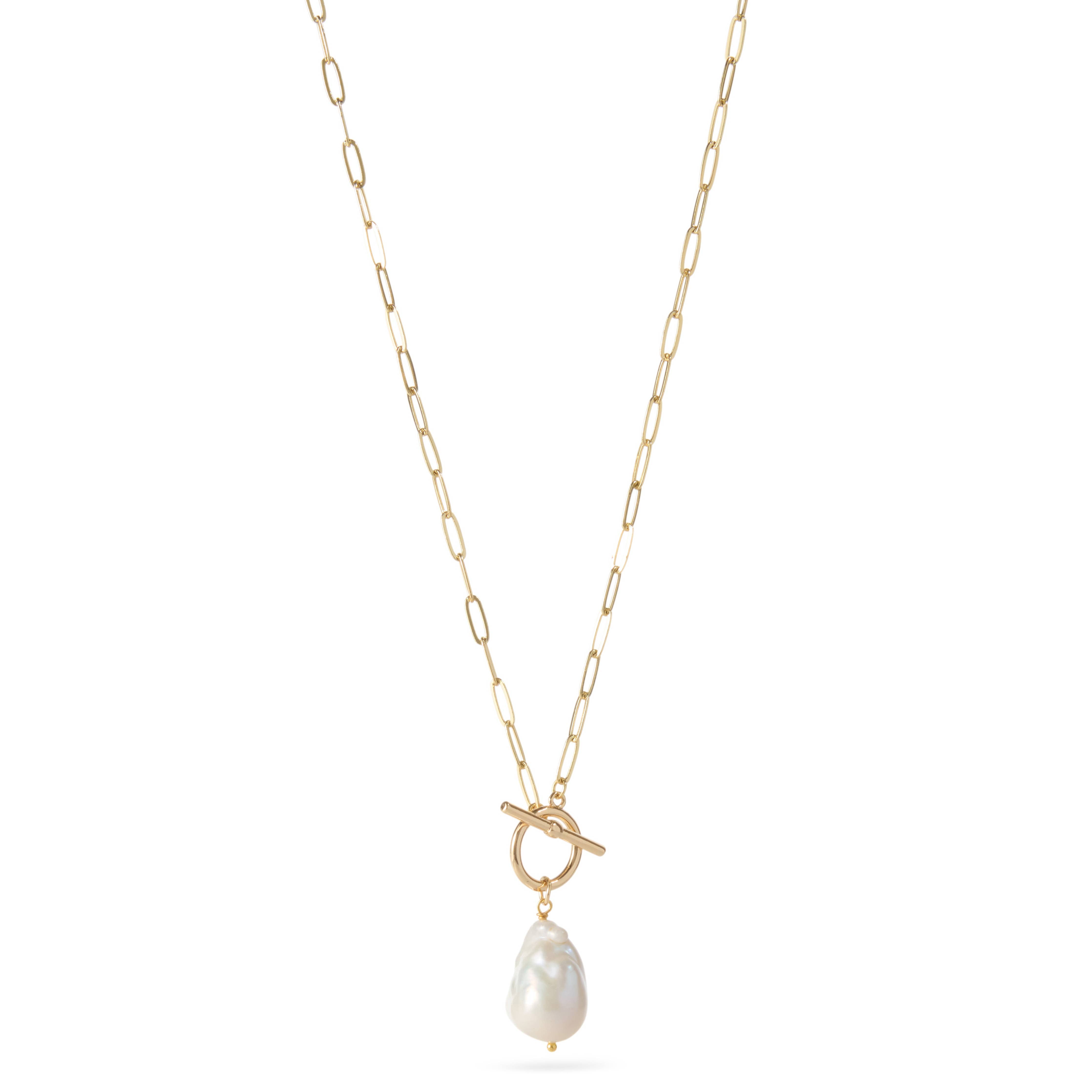 Birdie Baroque Pearl Necklace
