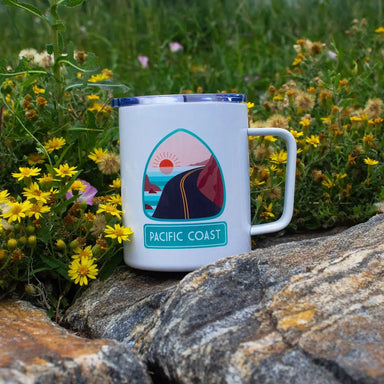 Pacific Coast Coffee mug with lid