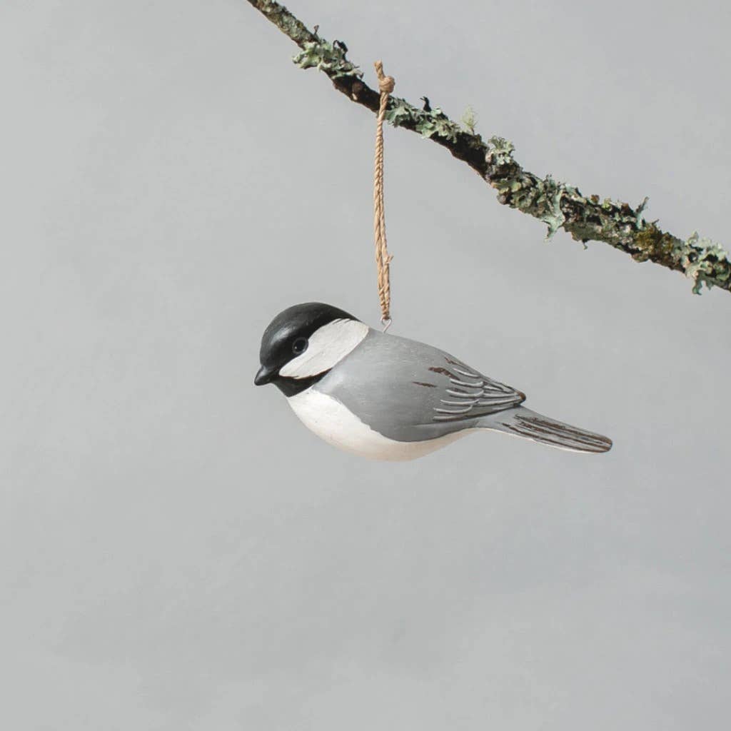 Bird wood ornament