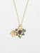 A whimsical Maple Charm Pendant Necklace by Holly Yashi, showcasing hand-painted maple leaves and gemstones, perfect for those who want to carry a piece of autumn fashion with a splash of sparkle!
