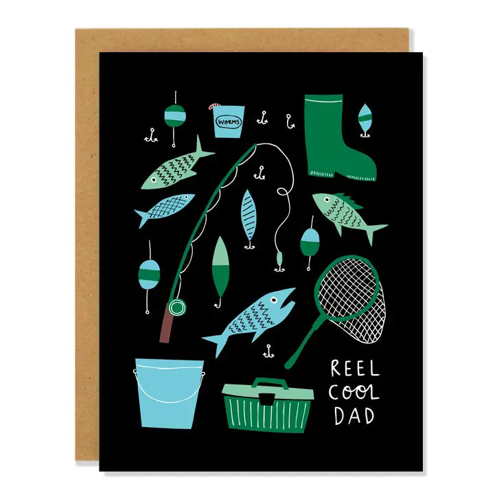 Funny Father's Day card from the Father’s Day Card Collection, perfect for a RAD DAD who loves a good laugh.