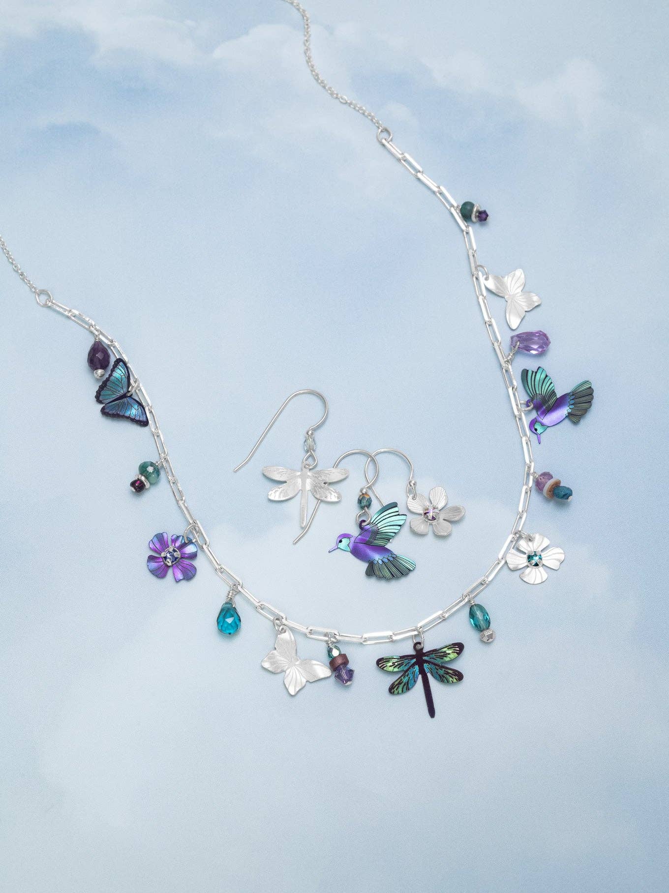 Garden Whimsy Charm Necklace