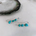 Kingman Turquoise Ear Climbers: stylishly climbing the ear like a squirrel on a tree!