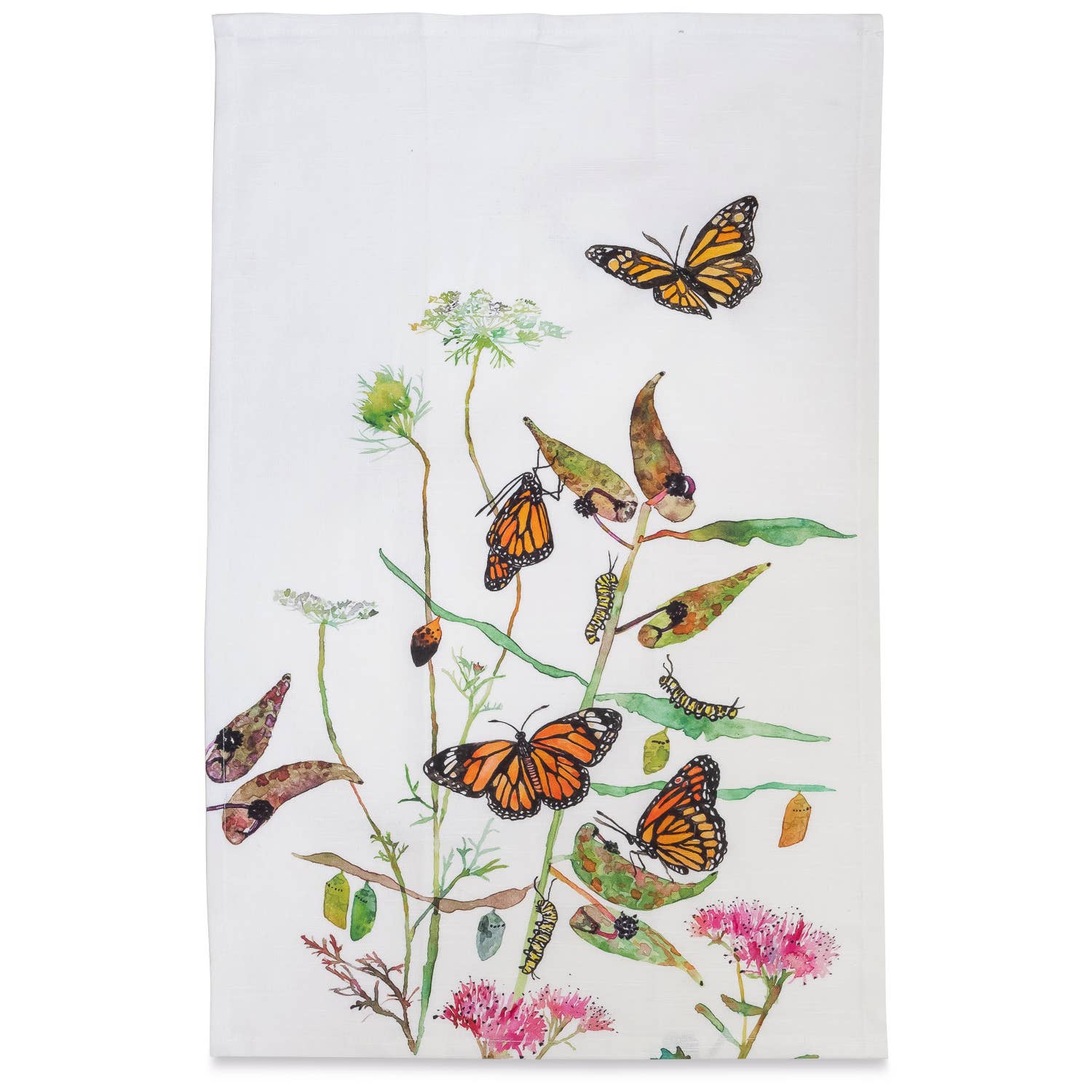 butterflies and insects  tea towel