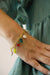 gemstone charm bracelet