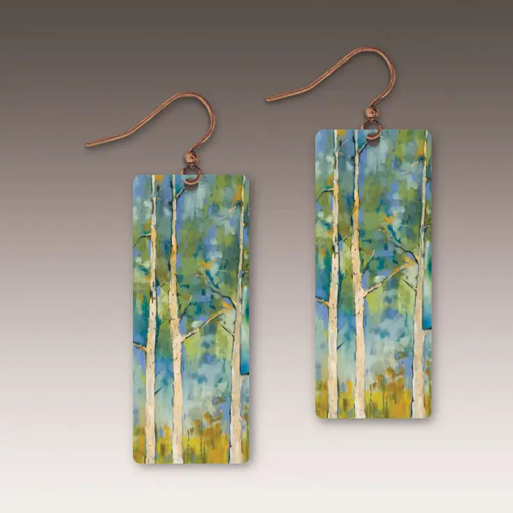 Abstract Rectangle Earrings